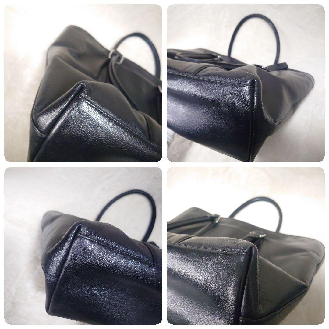 美品】コーチ トートバッグ メトロポリタン 2way 大容量 A4収納可能 黒