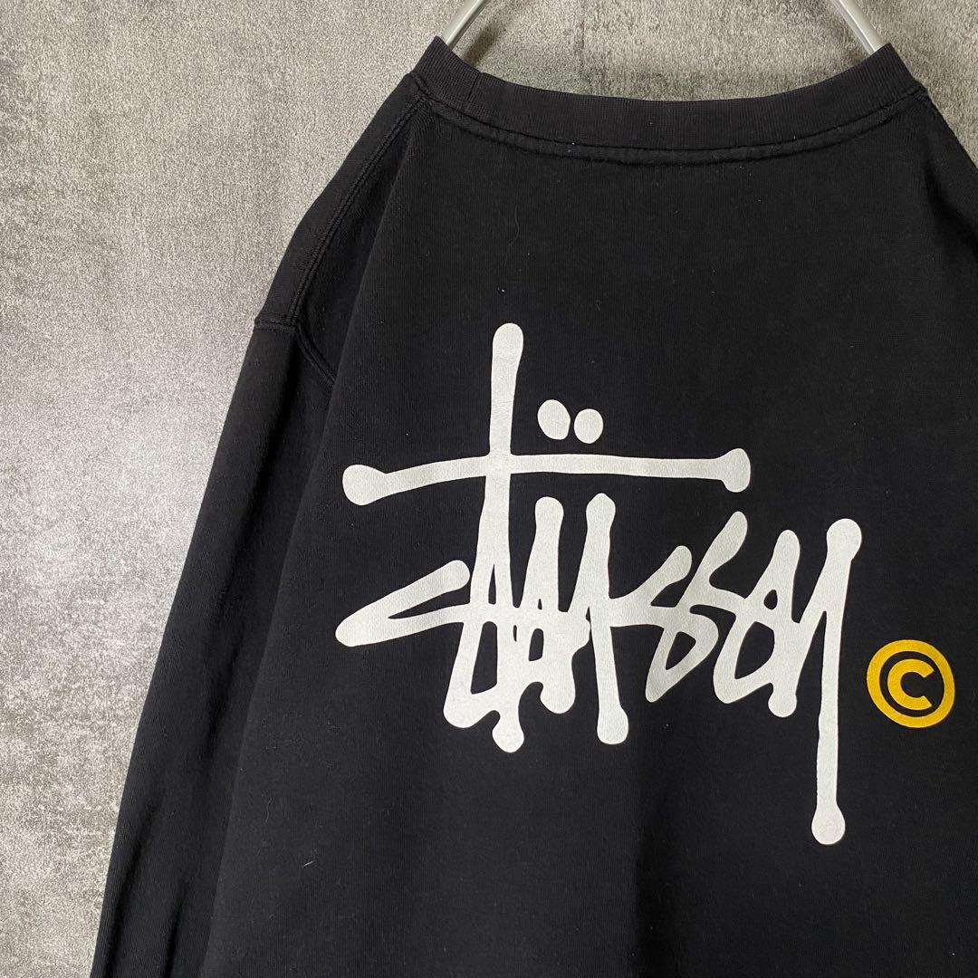 Stussy スウェット ブラック M ストックロゴ　ゆるだぼ 定番 楽天市場】Stussy Basic Stussy Crew ステューシー ストックロゴ