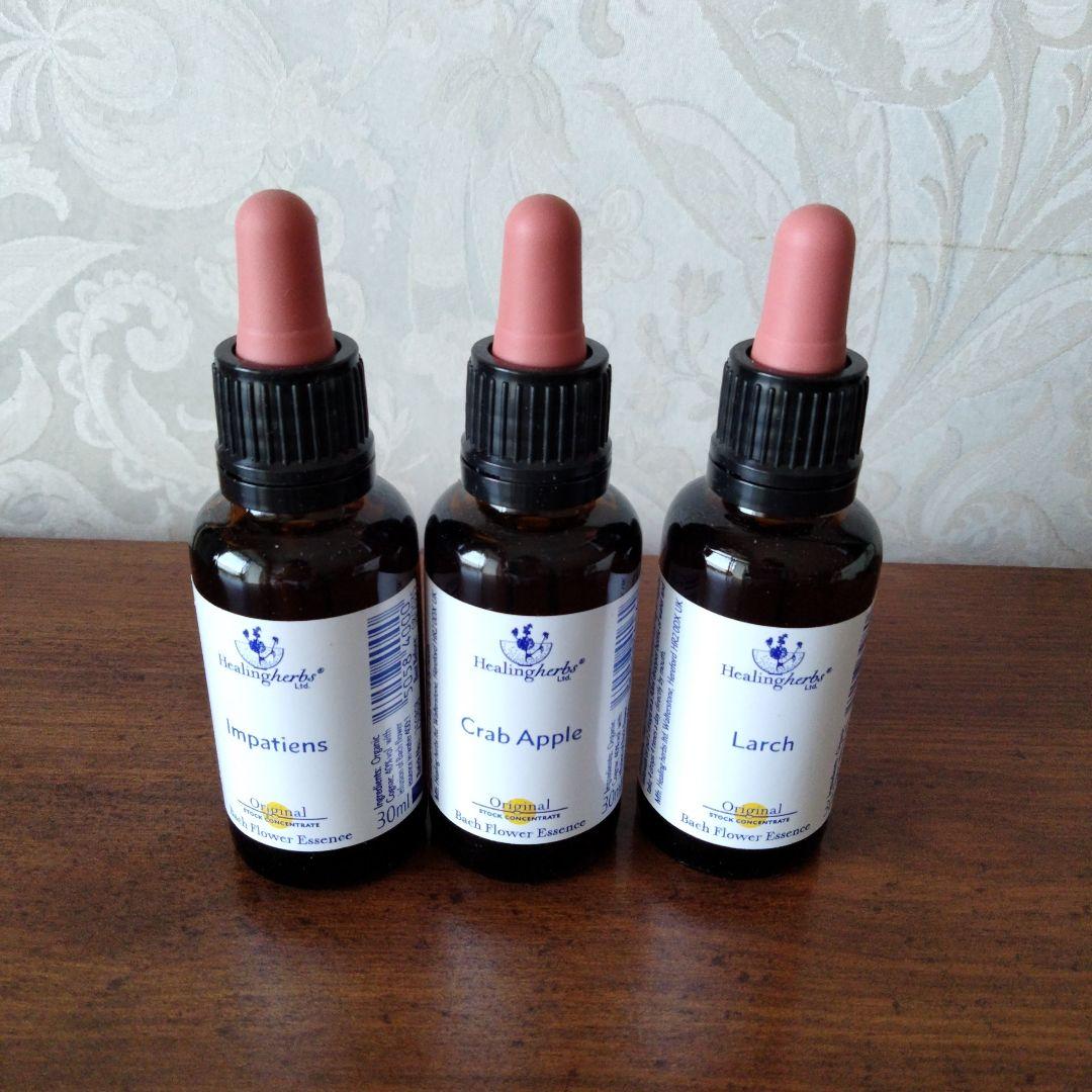 メルテンページ①インパチェンス②ラーチ③クラブアップル■ヒーリングハーブス Two_Hands_2020_Angel_s_Share_S