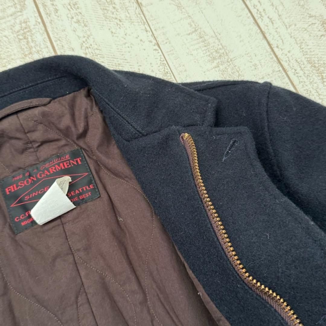 イタリア製【フィルソン】ブラックレーベル レイルロードマンズコート