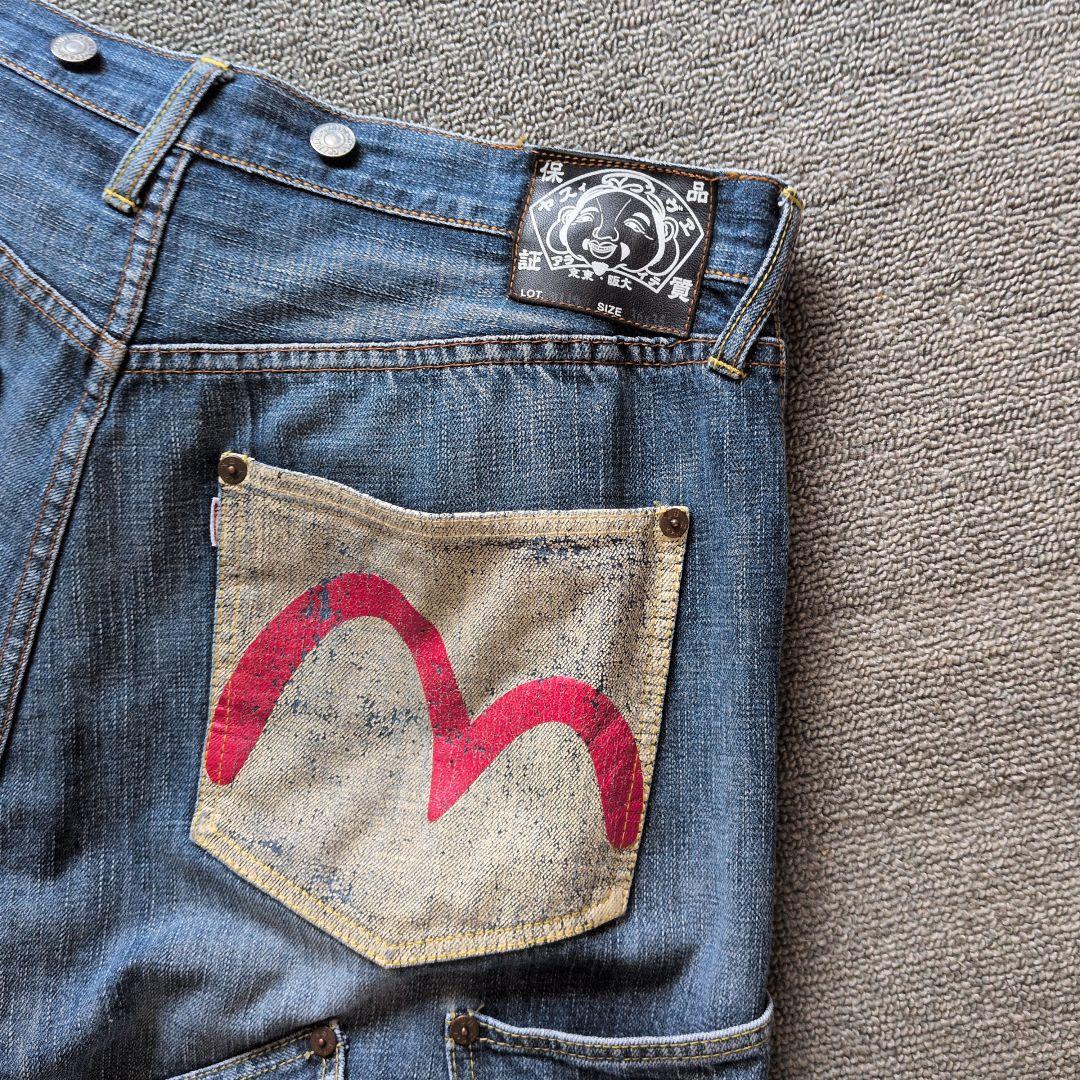 激安】エヴィス エビス evisu メニーポケット カモメ 大黒 - メルカリ