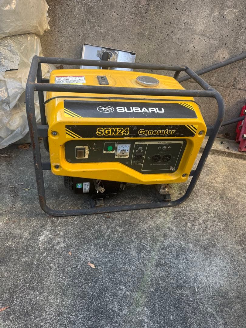 SUBARU SGN24 発電機 スバル/SUBARU 発電機 SGN24】を買取りました！発電機を売るならアクト