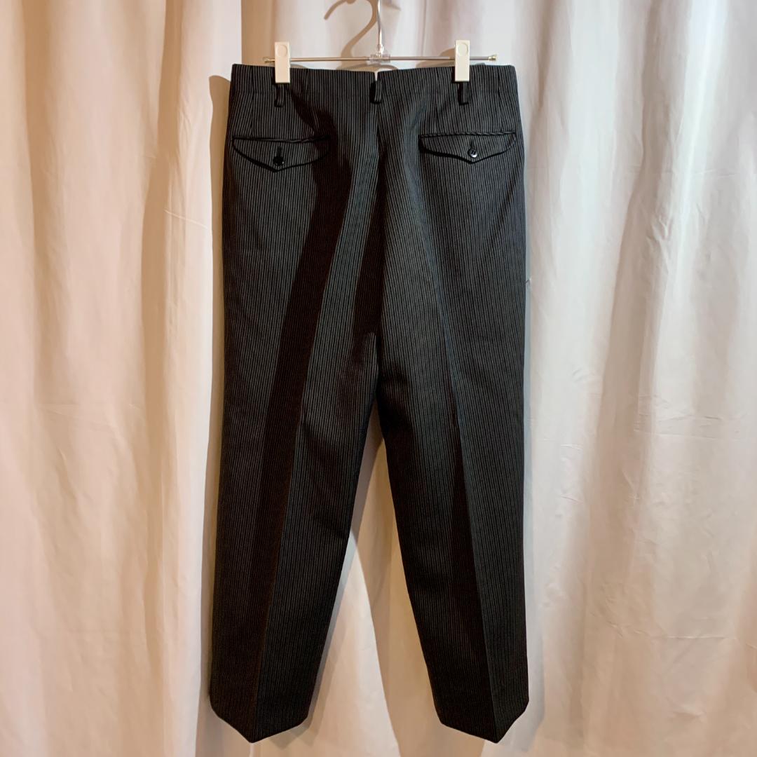 デッドストック】40s ストライプ ウール スラックス フランス