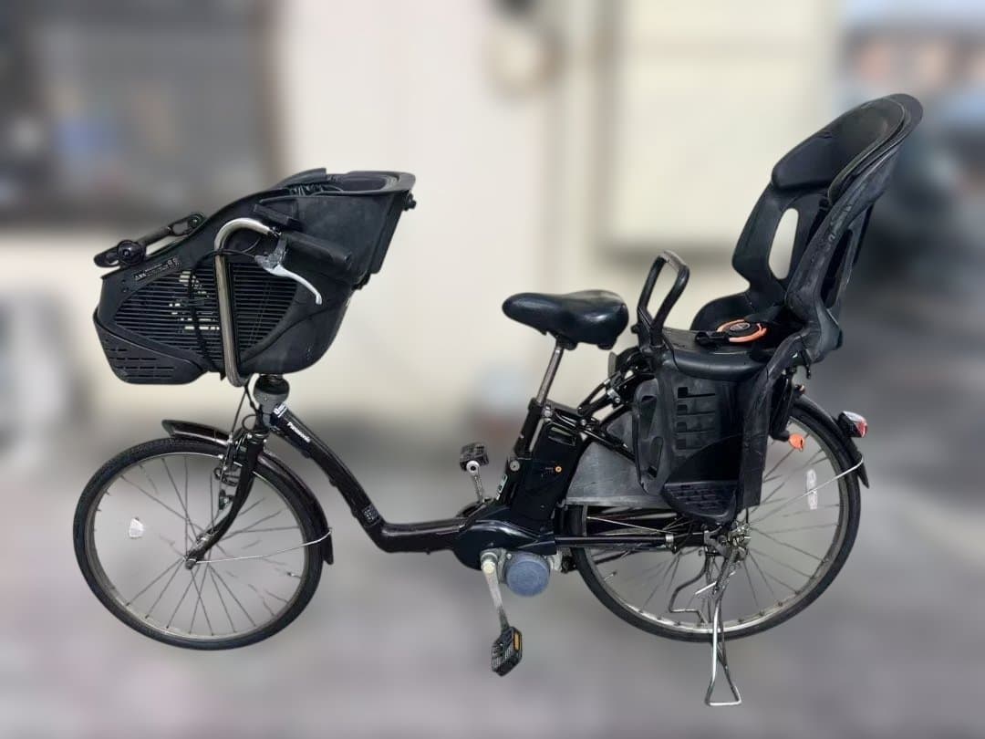 2957パナソニック12アンペア 3人乗り対応子供乗せ 電動アシスト自転車