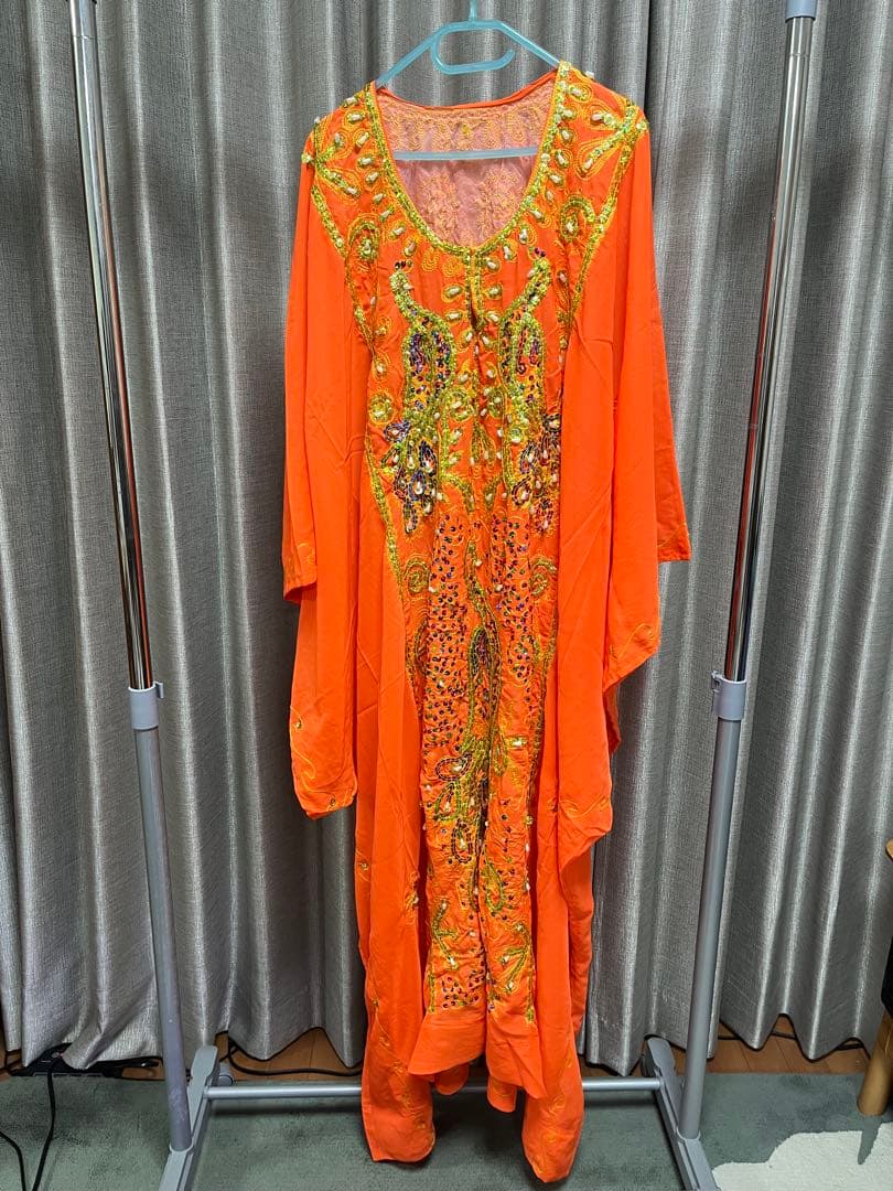 【蘭花】ベリーダンス　ハリージドレス ベリーダンス ハリージドレス ベージュ 5001 - bachata ベリーダンス