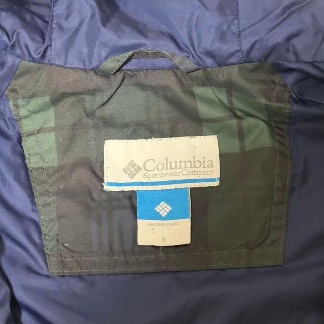 コロンビア hooded puffer jacket チェック キルティング S - メルカリ