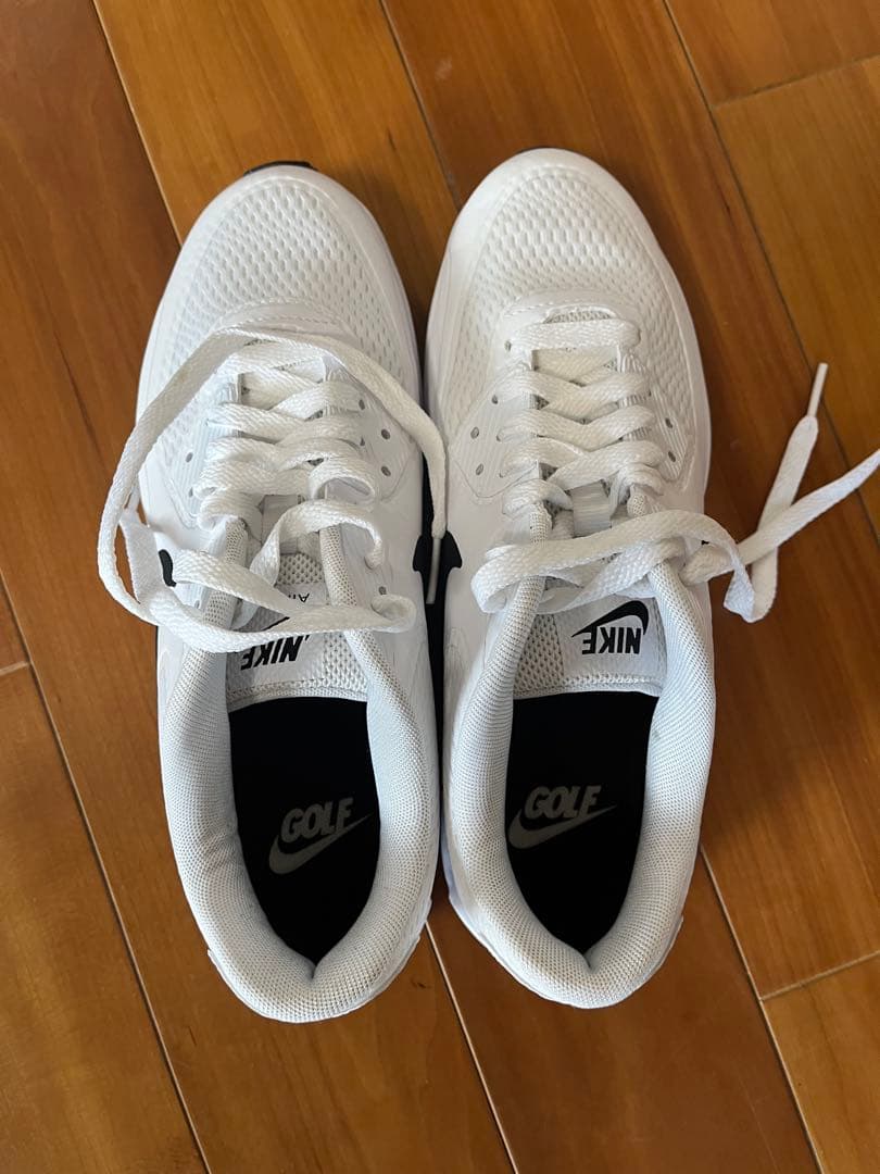 Nike Air Max 90 G ゴルフシューズ ホワイト Nike Air Max 90 G Golf Shoes White/Hot Lime - Carl's Golfland