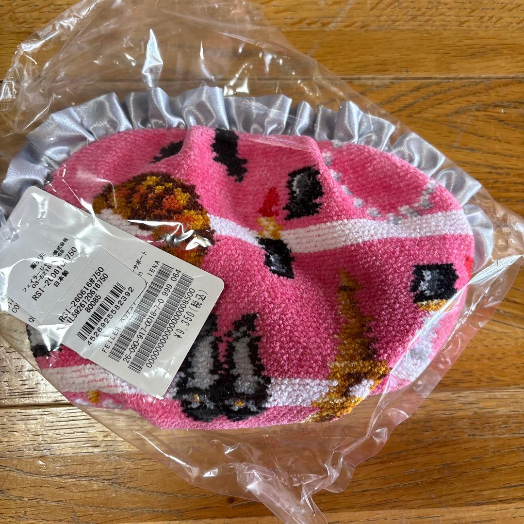 フェイラー 別注 ROSE IENA　フリルシェルポーチ　イエナ　新品未使用 FEILER/フェイラー】別注 ROSE IENA フリルシェルポーチ（ポーチ