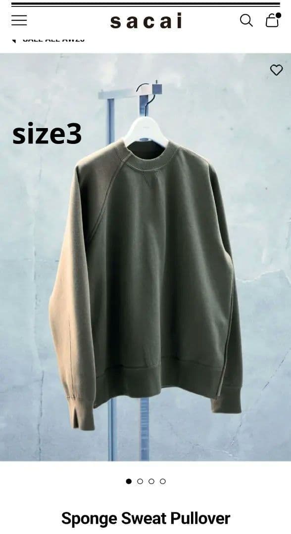 25aw size3 sacai 新品Sponge Sweat Pullover sacai | Sponge Sweat Pullover – Kirna Zabête