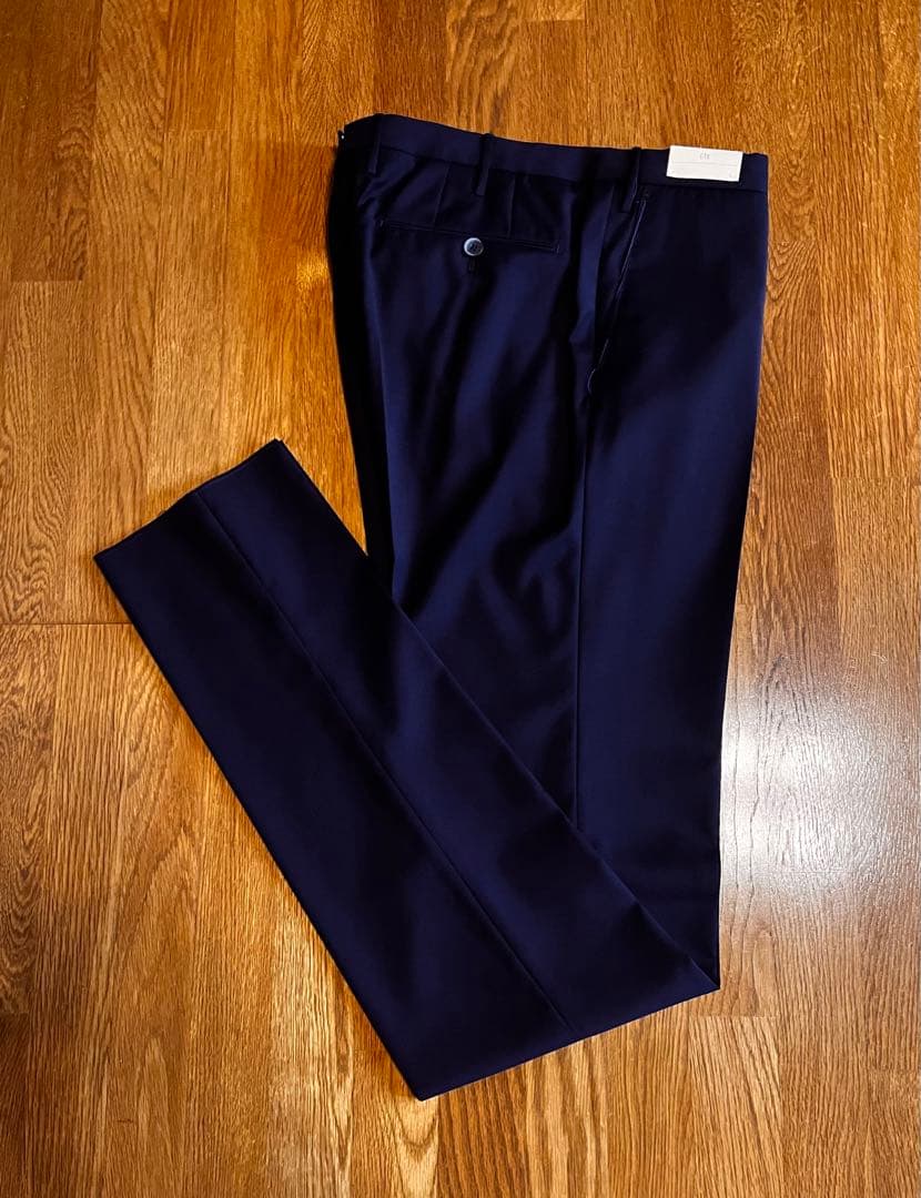 GTA ウールパンツ 新品未使用 未裾上げ ネイビー 50230-800_1r.jpg