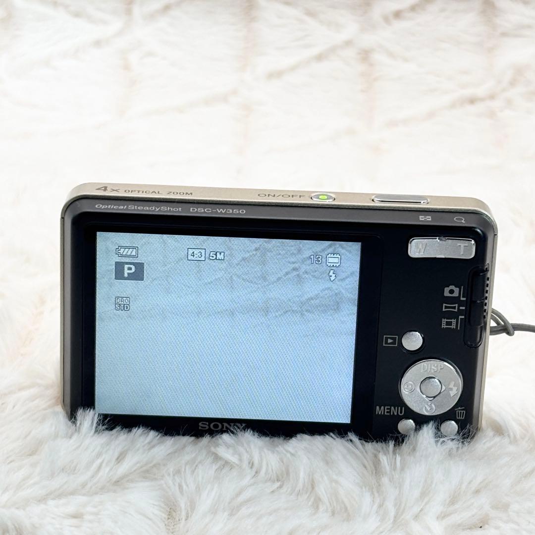 動作良好・美品✨ Sony Cyber-Shot DSC-W350 ゴールド - メルカリ
