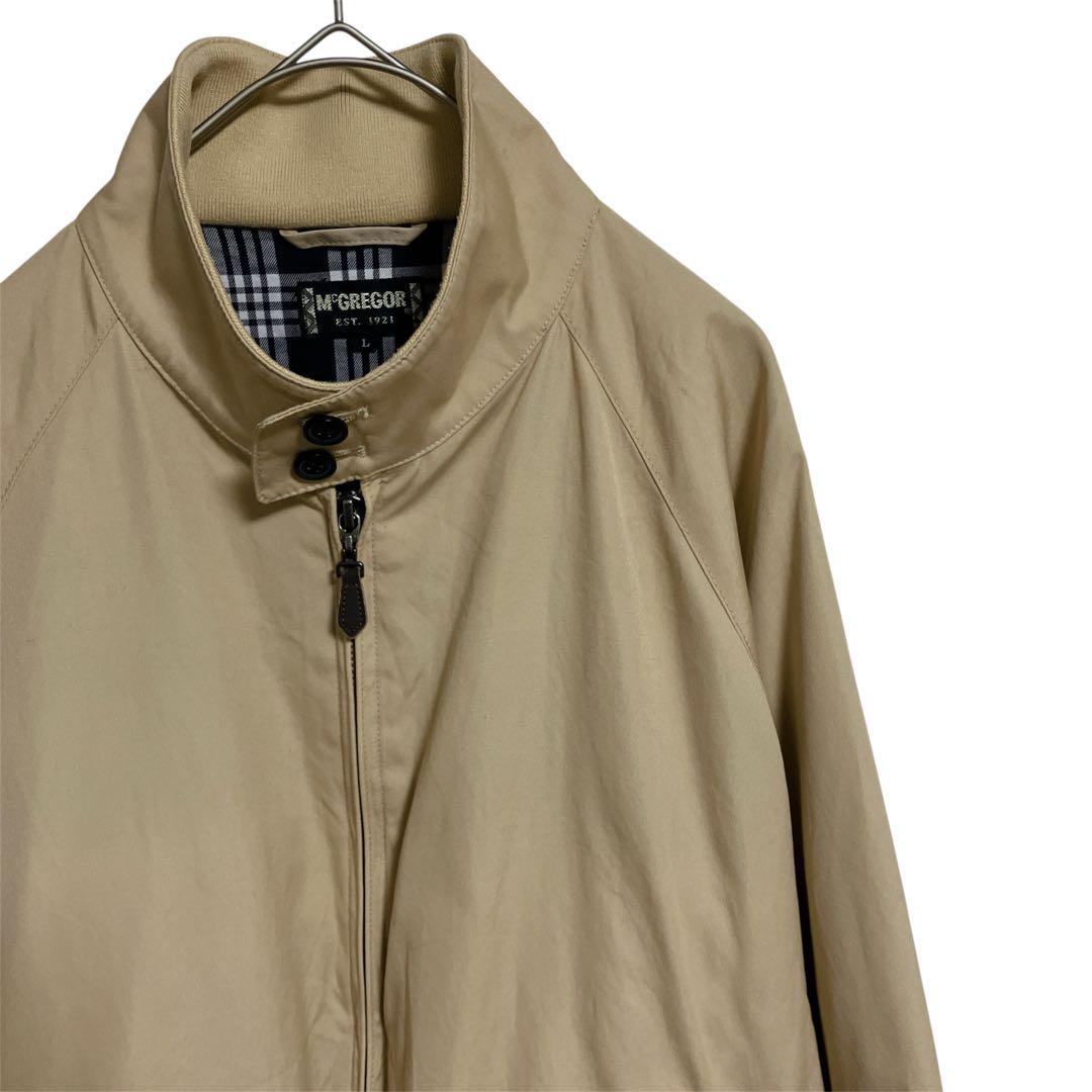 McGREGOR ハリントンジャケット スイングトップ G9 短丈 L ベージュ