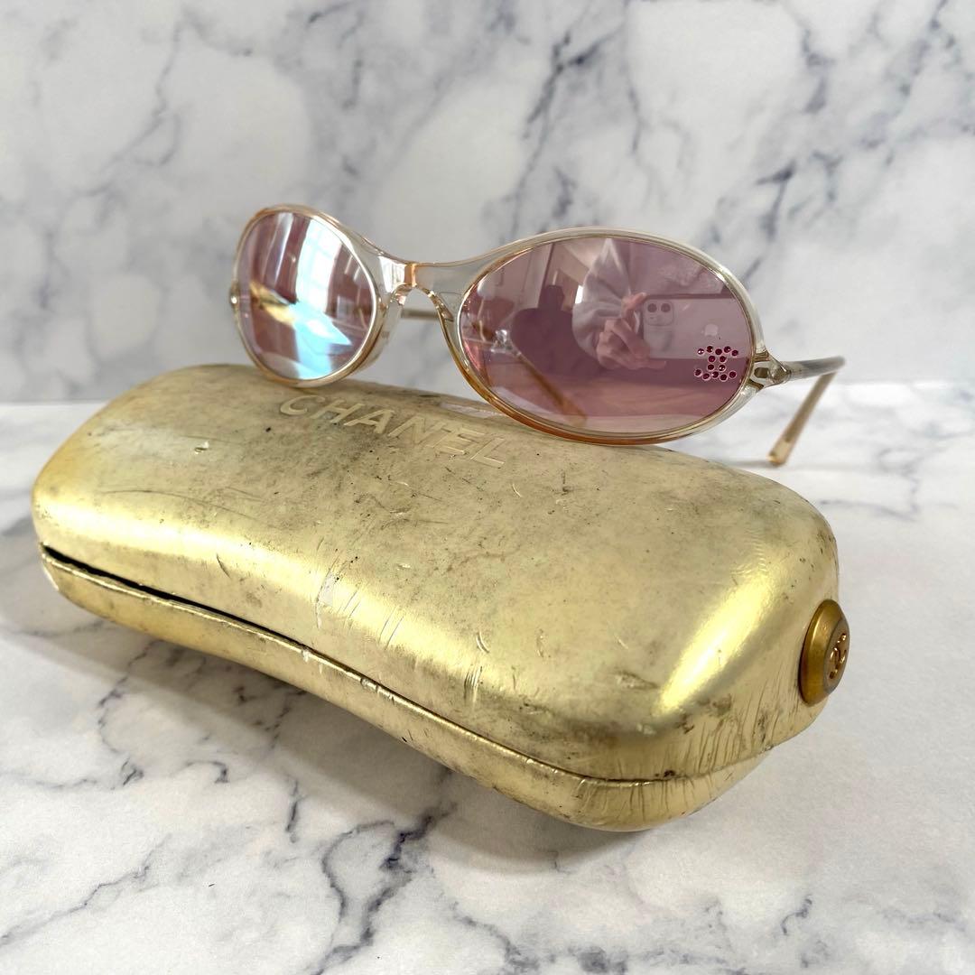 CHANEL シャネル　サングラス　オーバル　ピンク　ココマーク　y2k 楽天市場】CHANEL シャネル サングラス ココマーク ピンク