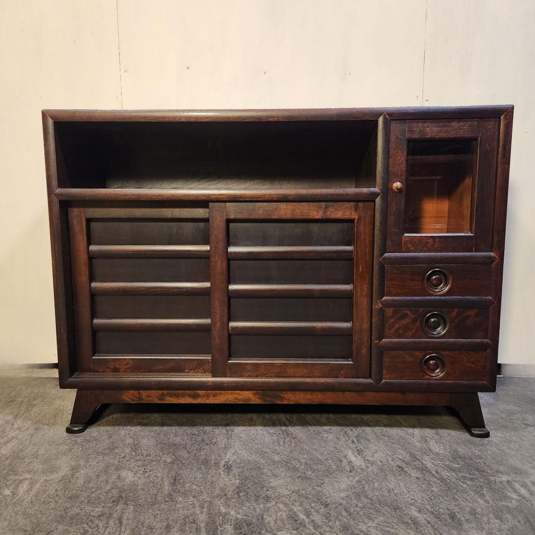 希少!!年代物 松本民芸 サイドボード 飾り棚 キャビネット 楽天市場】☆事前問合せ必須☆ 和製ビンテージ A型サイドボード 松本