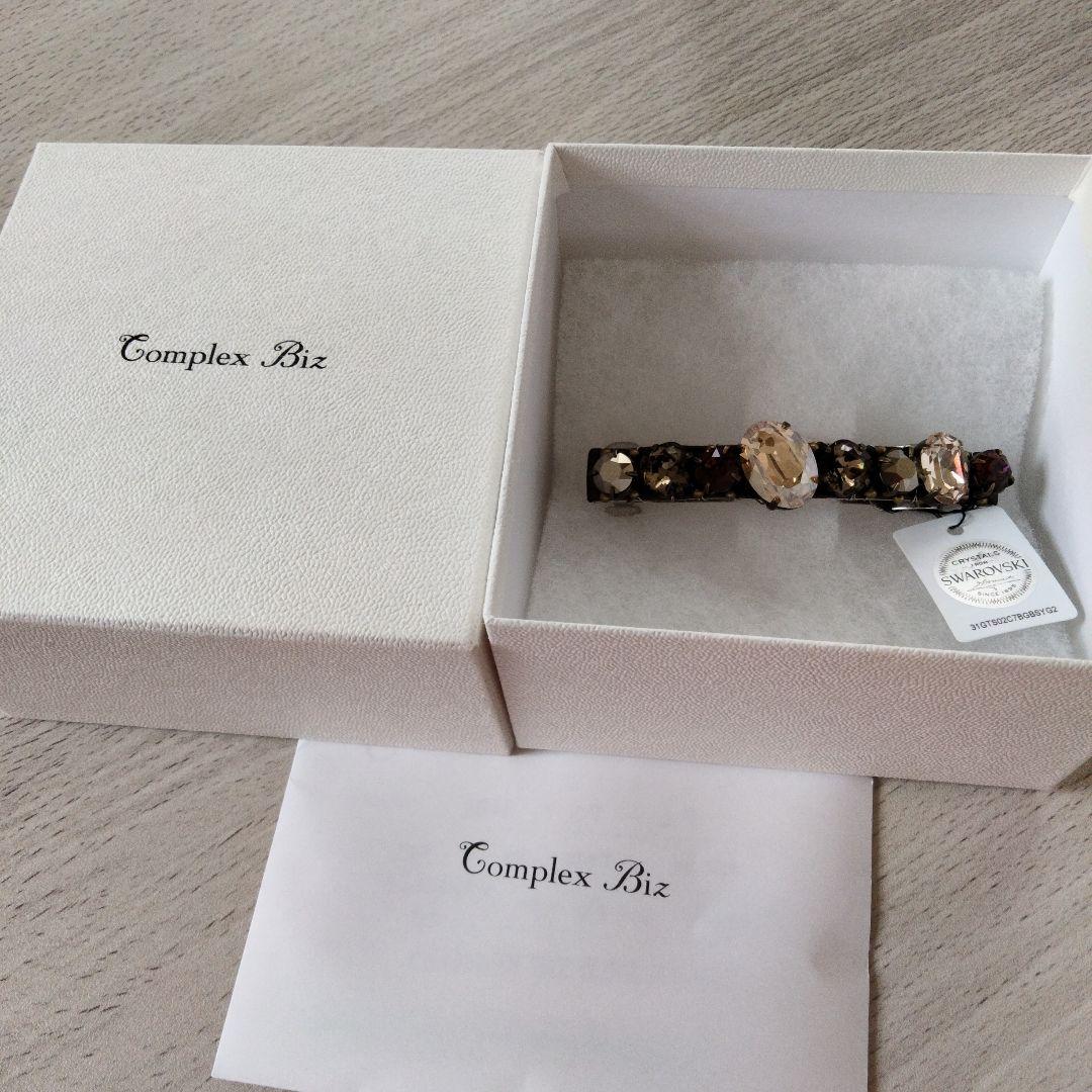 コンプレックスビズ スワロフスキー ヘアバレッタ - メルカリ