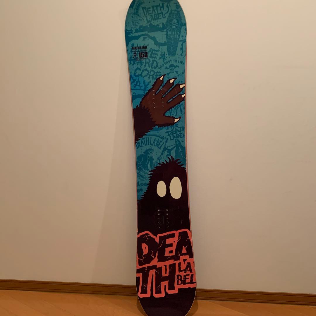 DEATH LABEL DEATH FLAT 153 スノーボード DEATH LABEL デスレーベル ブラック フラッグ スノーボード 板 ユニ