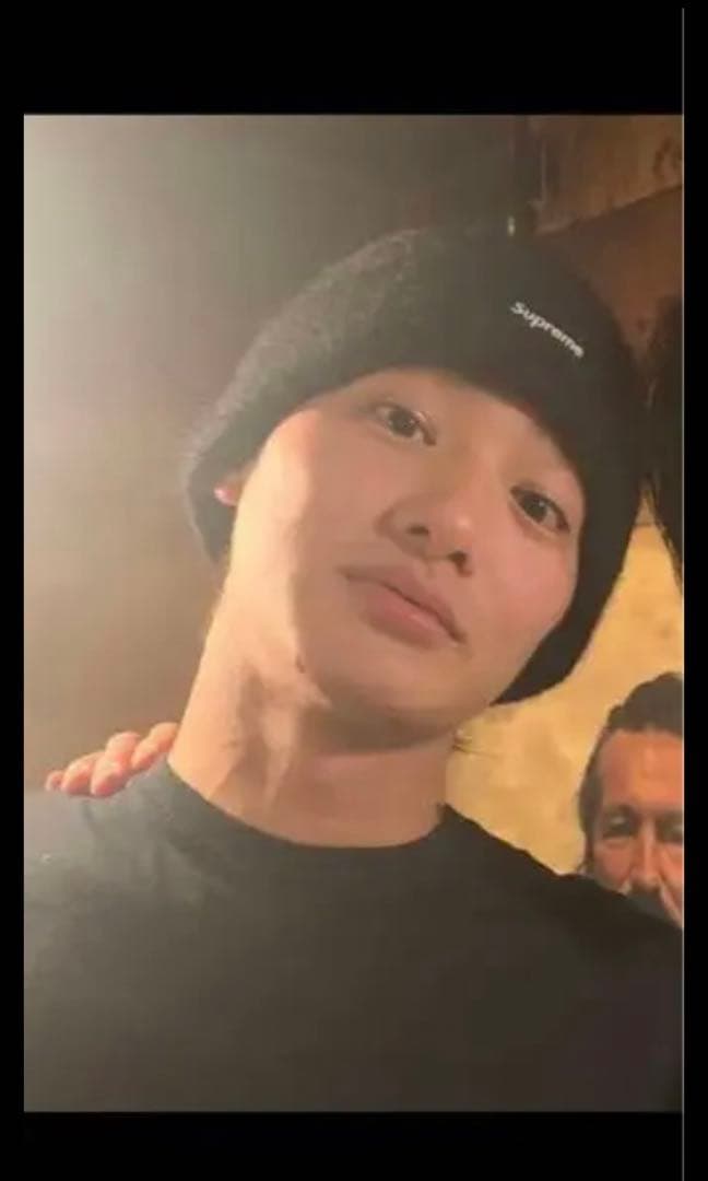 野村周平着用 supremeモヘアビーニー - メルカリ