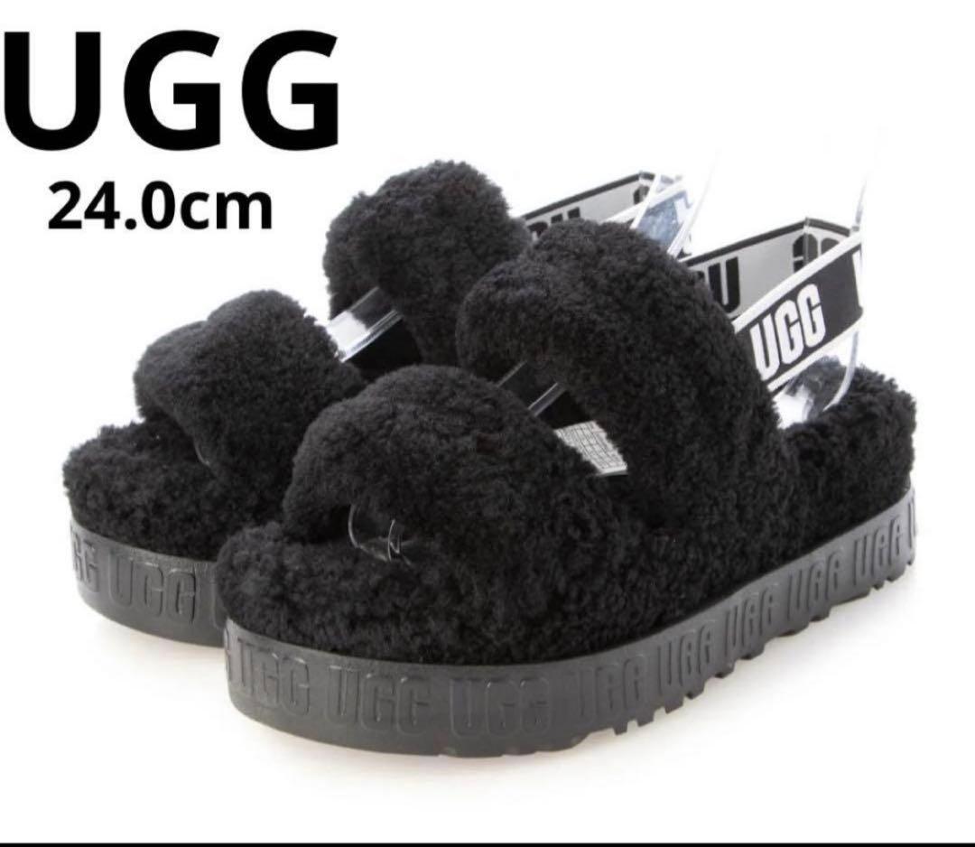 UGG Oh Fluffita サンダル - ブラック - メルカリ