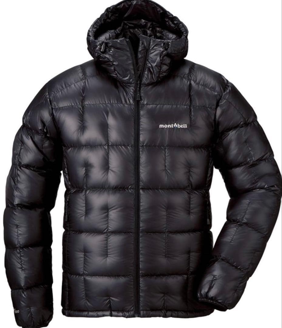 極美品モンベルプラズマ1000アルパインダウンパーカ Men'sMブラック モンベル mont-bell プラズマ1000 アルパインダウン パーカ Men's