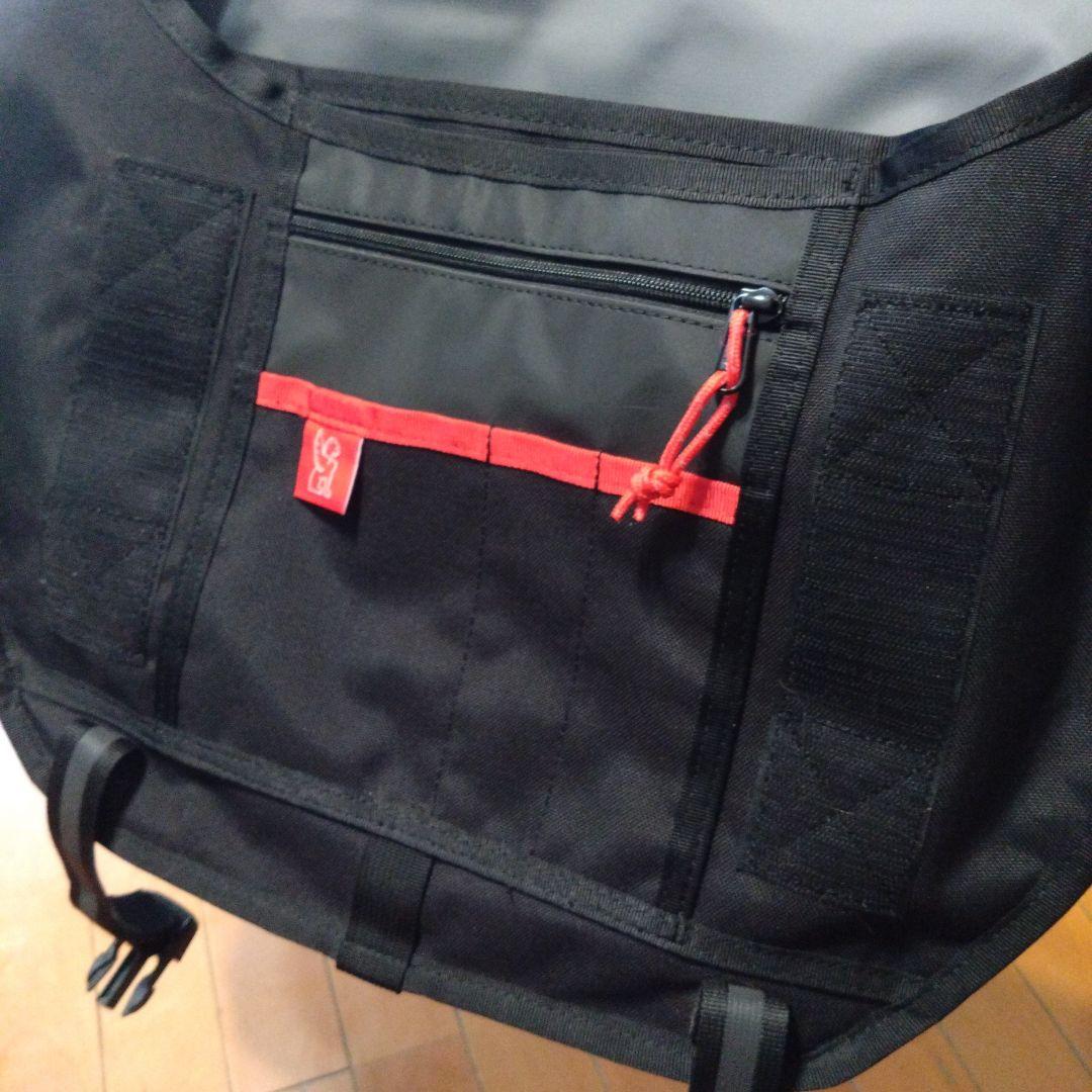 CHROME メッセンジャーバッグ 黒/灰（反射モデル）極上