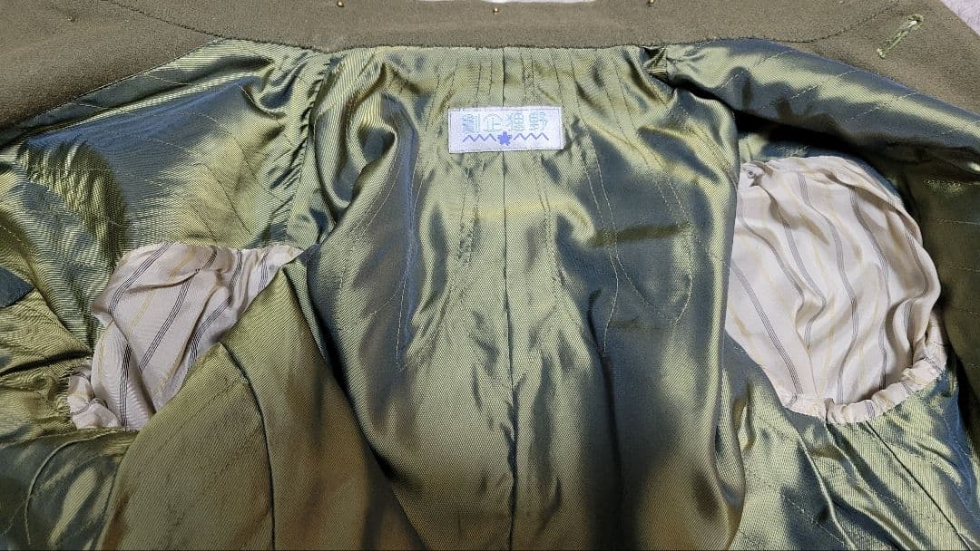 日本軍 陸軍 野狸製 昭和13年制式 将校軍衣 レプリカ 上着のみ 軍服 九