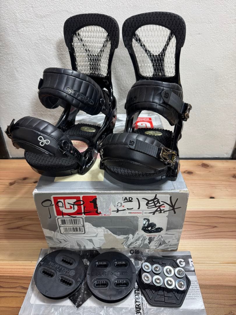 BURTON TRIAD 【L】 Burton Triad Snowboard Bindings 2009 | evo