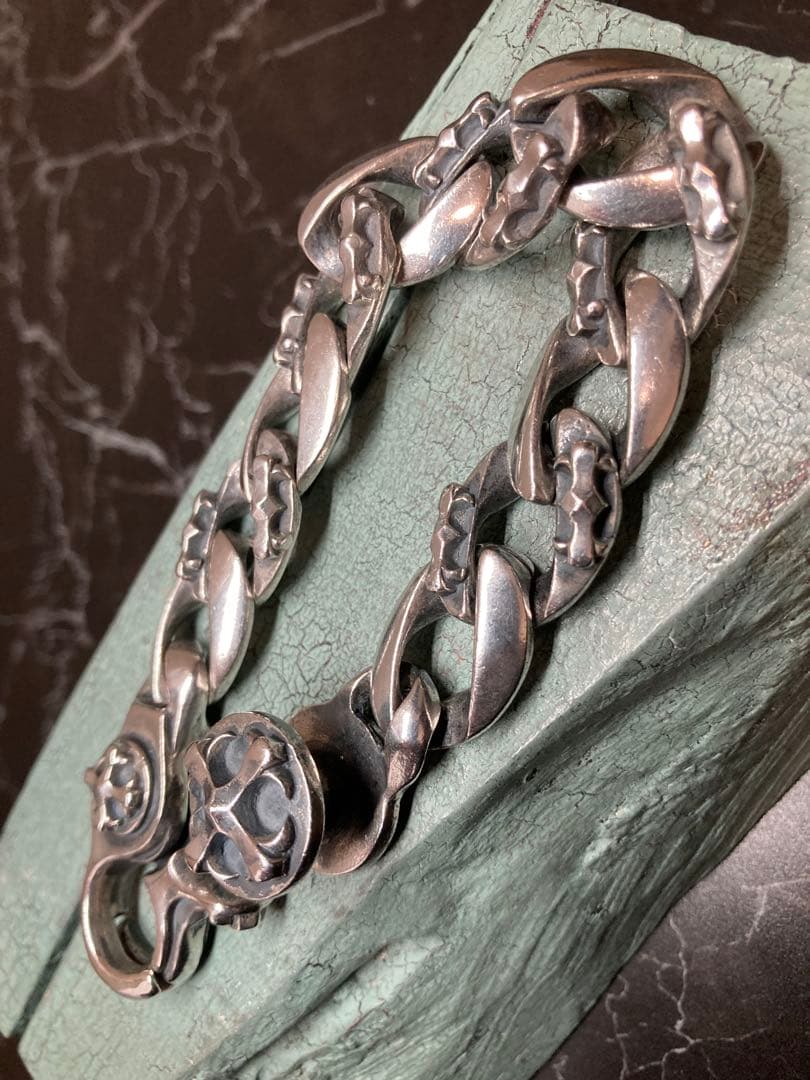 1-O] Rebel 1995 SILVER / CROSS 喜平ブレスレット