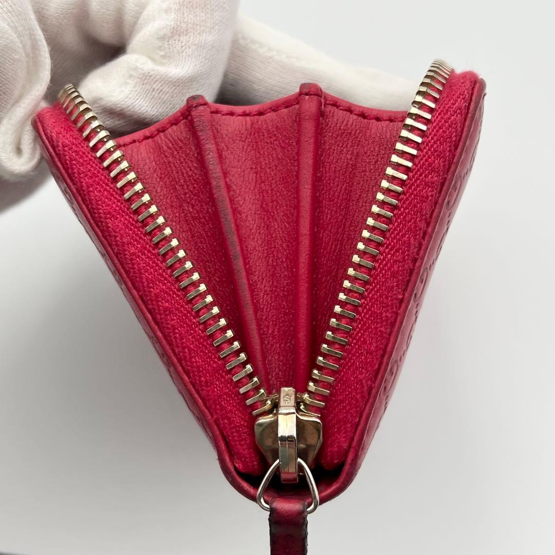 グッチ コインパース 小銭 カード入れ マイクロシマ ピンク - メルカリ