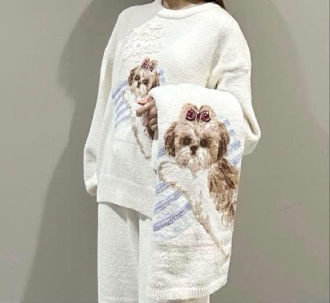 ジェラートピケ シーズージャガードプルオーバー＆ベビモコロング