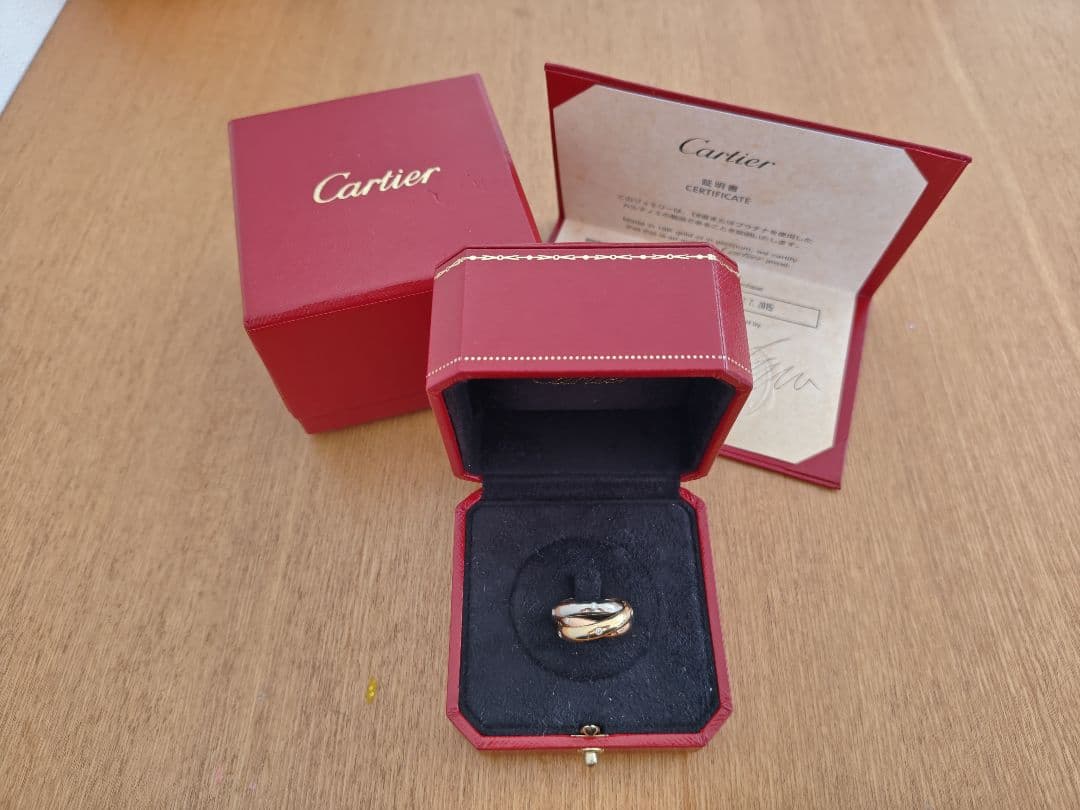 カルティエ　トリニティリング　ダイヤ15石　サイズ50 楽天市場】カルティエ トリニティ 15P ダイヤモンド #51 リング・指輪