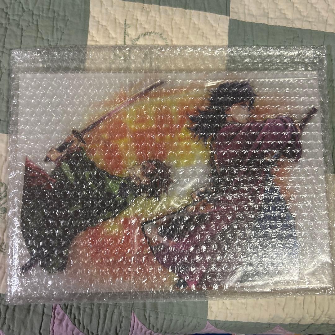 鬼滅の刃・竈門炭治郎&冨岡義勇・A賞 繋ぐビッグアクリルスタンド グッズ-スタンドポップ】鬼滅の刃 アクリルジオラマ／竈門 炭治郎