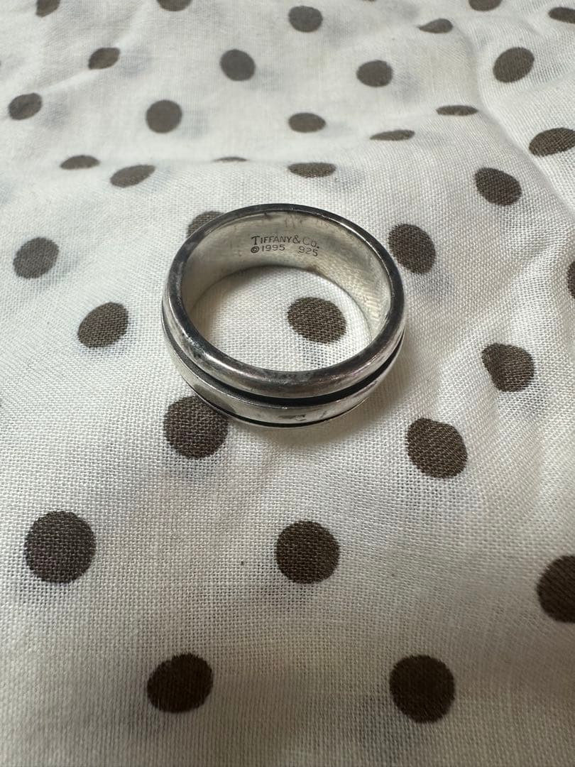 Tiffany & Co. リング 1995年製　シルバー925 Tiffany & Co. 925 Sterling Silver 1995 Wide Band Ring Atlas Groove