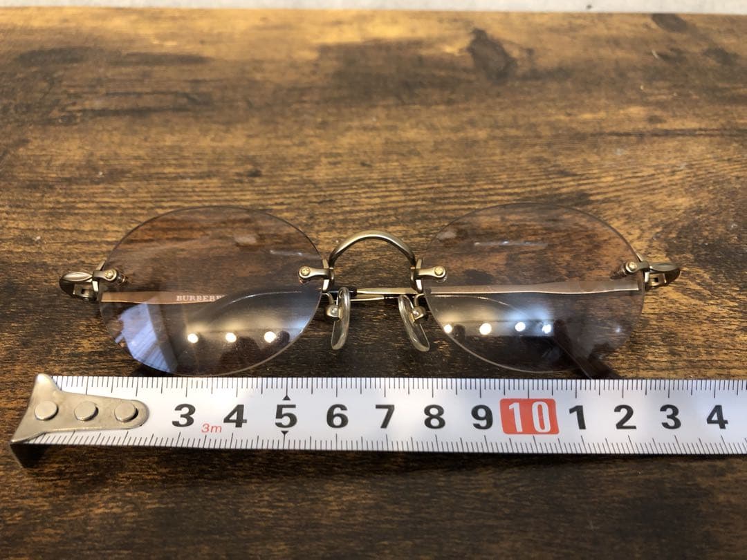 Burberry バーバリー サングラス リムレス y2k 平成 ノバチェック