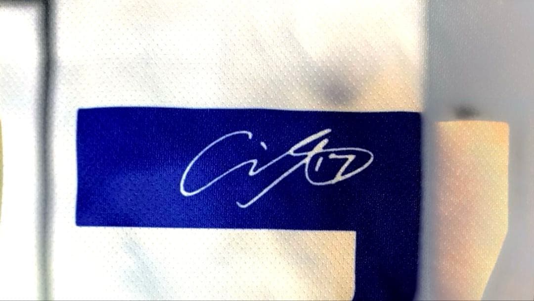 大谷翔平 プリントサイン付き歴代ミックスユニフォーム 50/50CLUB