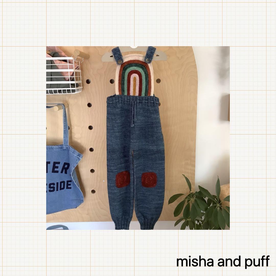 misha and puff Rainbow Overall ニット 2-3Y - メルカリ