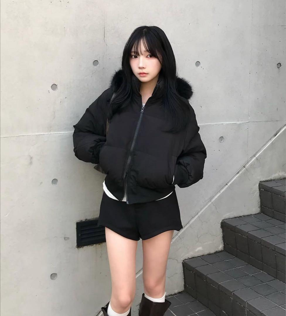 EMMY ダブルジップファータッチパデッドブルゾン - メルカリ