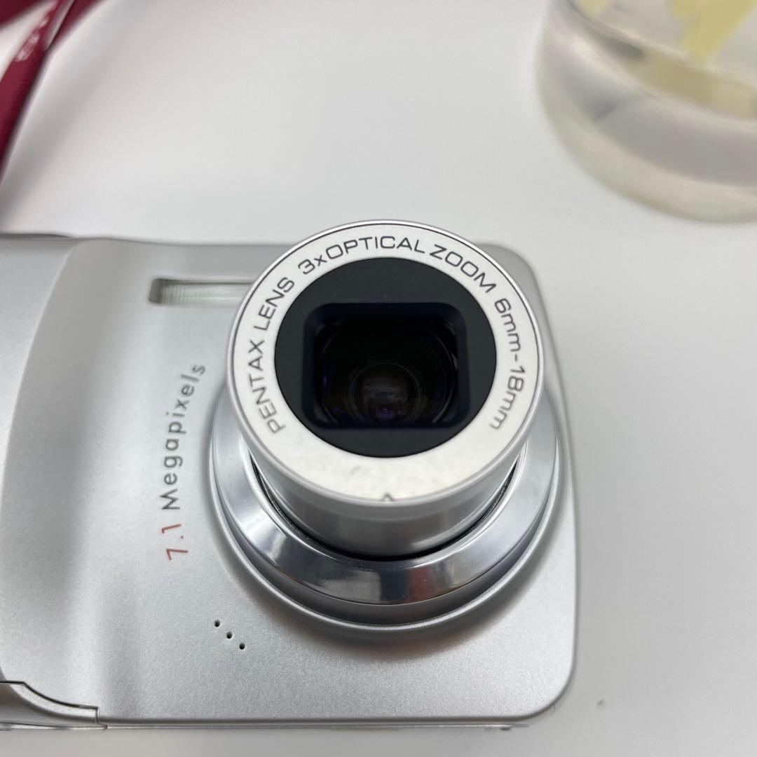 スマホ転送OK✨PENTAX Optio E30✨動作確認済 単三電池 可愛い