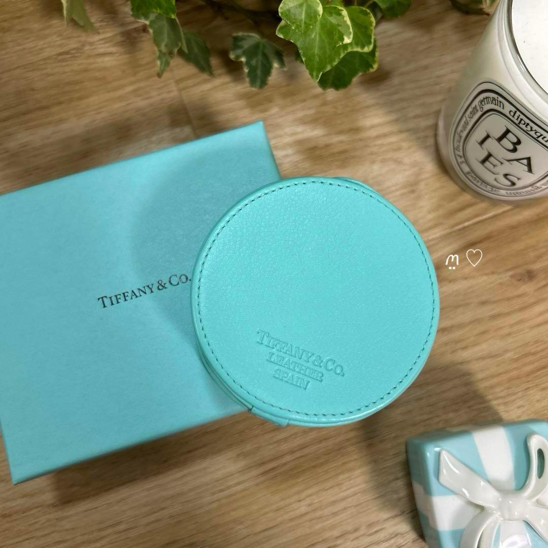 ティファニー レザージュエリーボックス リング アクセサリーケース