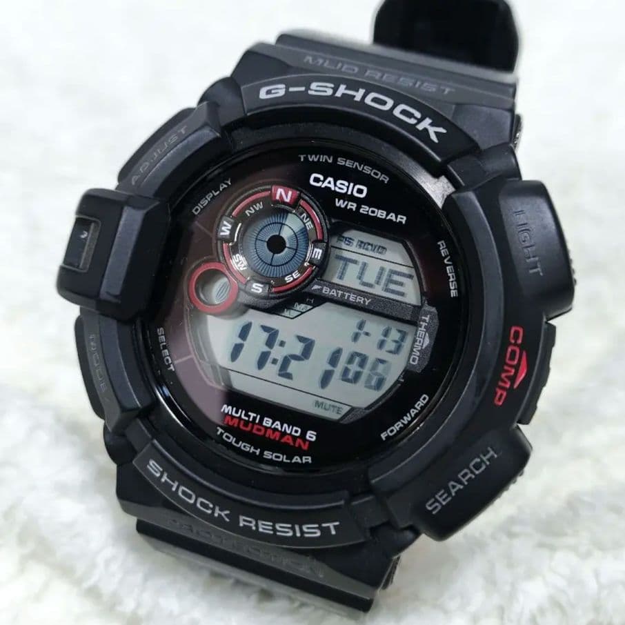 【極美品】G-SHOCK マルチバンド6 マッドマン GW-9300 発売して12年以上！マッドマン「GW-9300-1」はまだ現行モデルだが