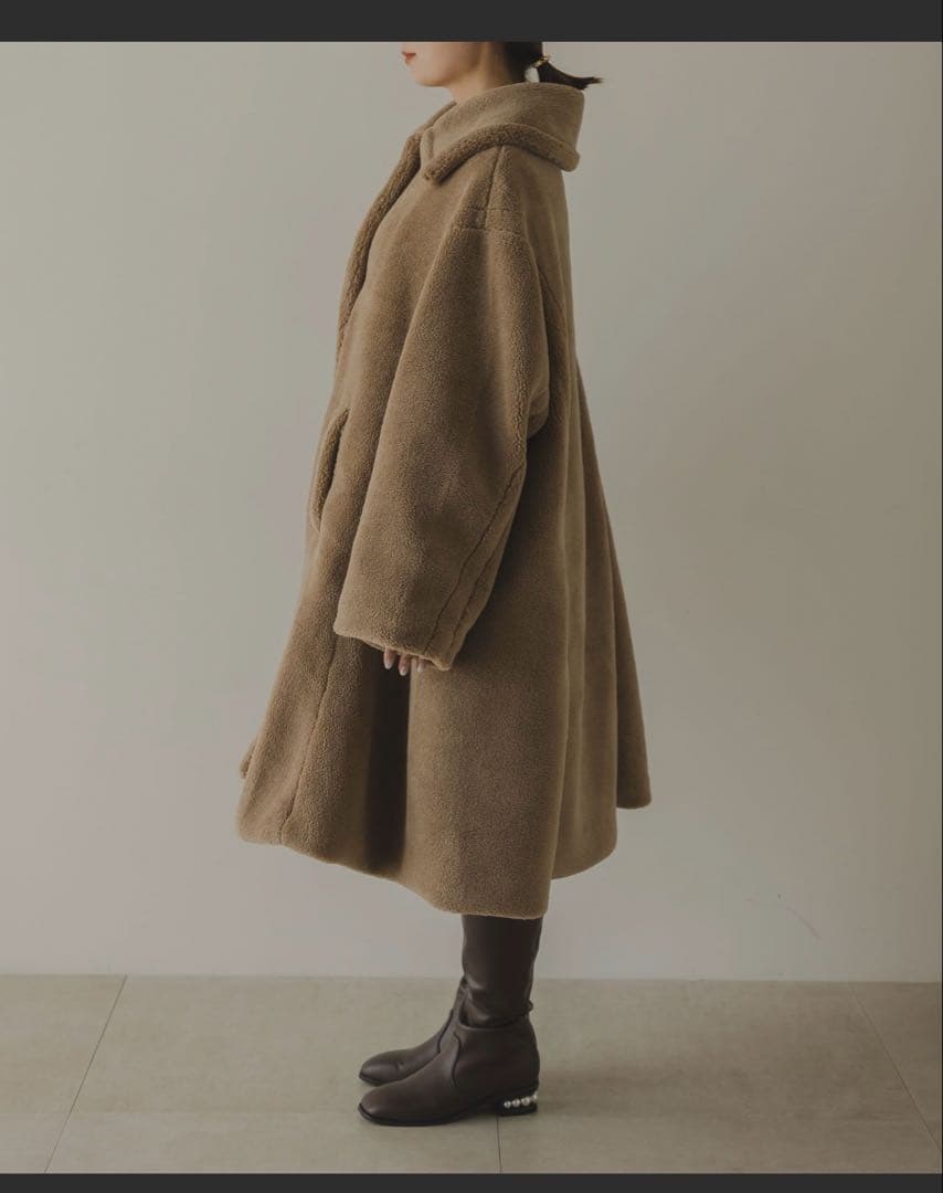 美品】レクタングル♡テディベアテントコート♡ボアコート♡ロング