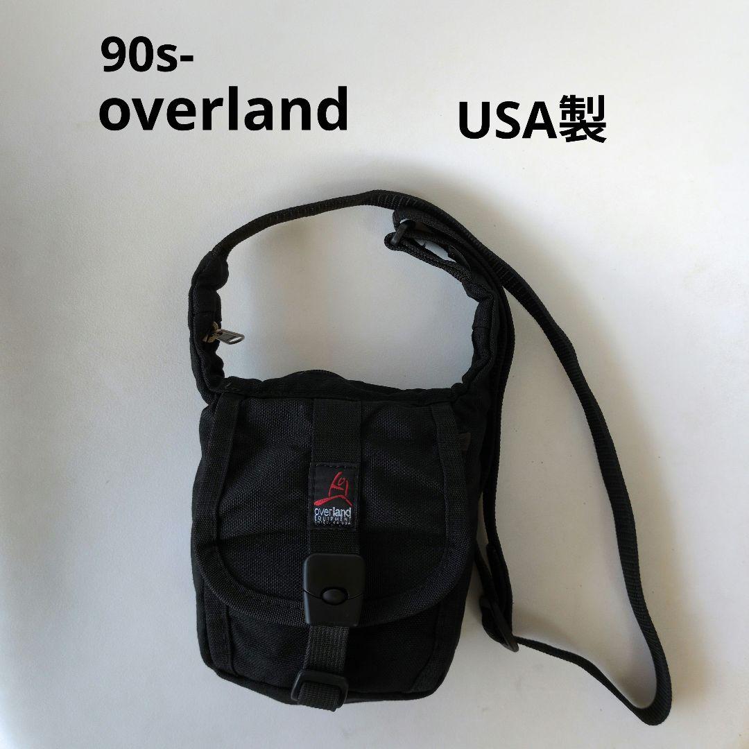 90s USA製 オーバーランド overland ショルダーバッグ 黒 - メルカリ