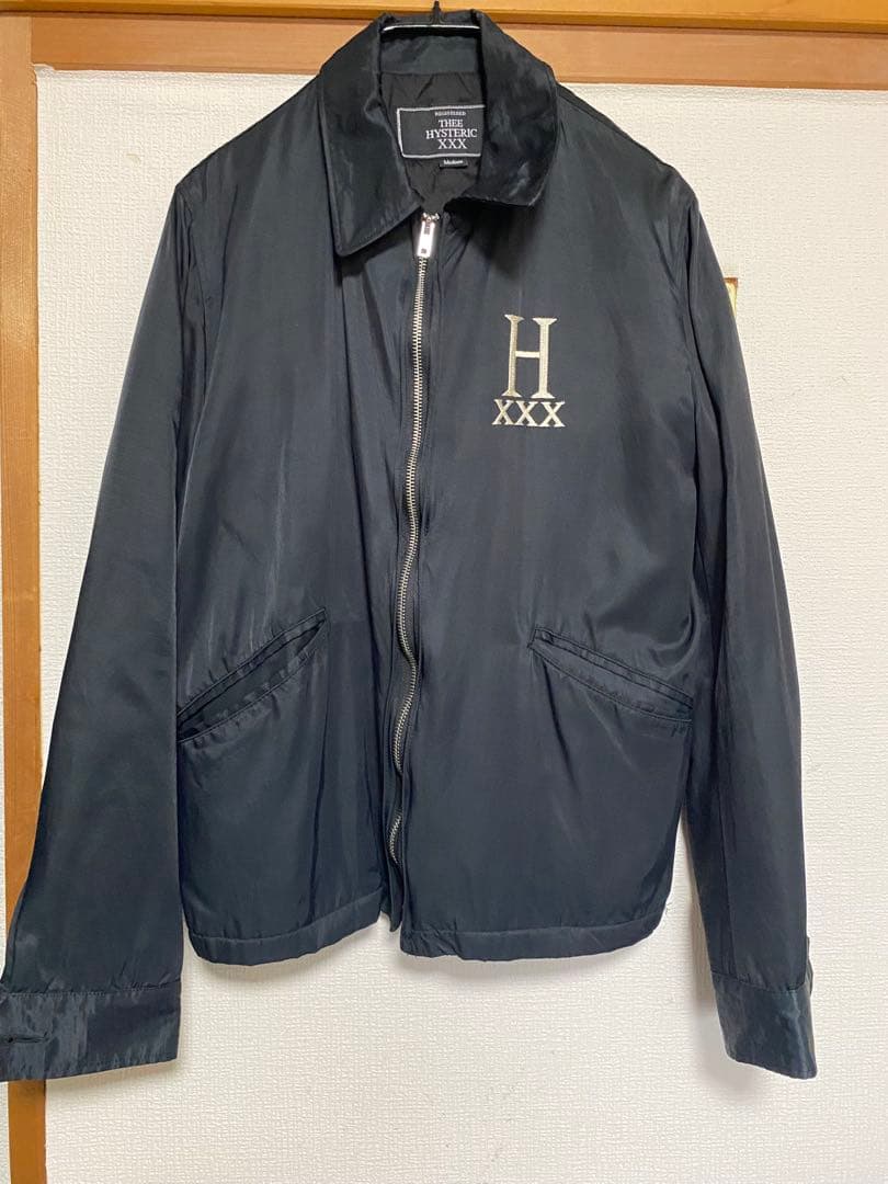 ヒステリックグラマー　ブラック ジッパー式 ナイロンジャケット H XXX STYLING | HYSTERIC GLAMOUR ONLINE STORE ヒステリックグラマー