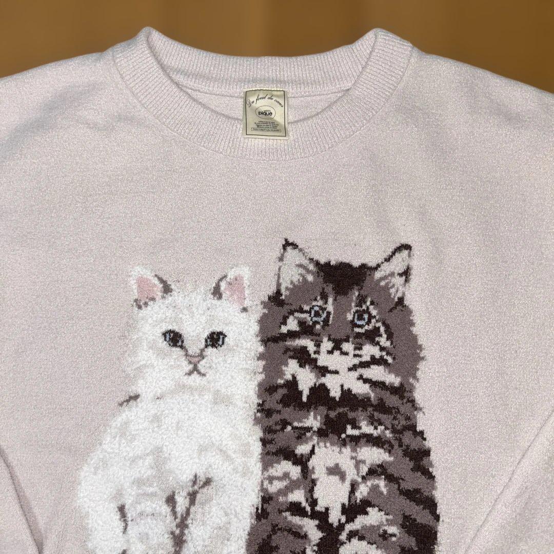 ジェラートピケ 猫パジャマ 上下セット - メルカリ