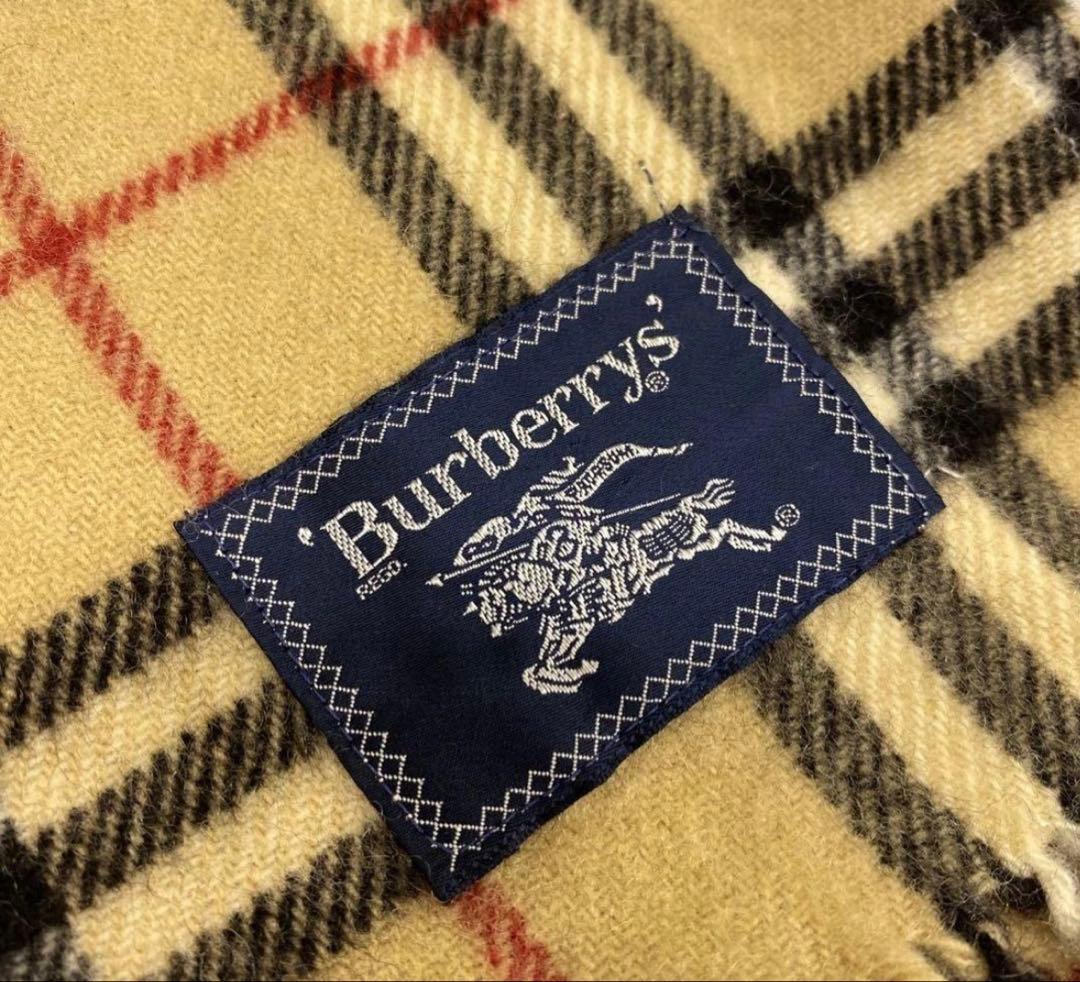 BURBERRY バーバリー ノバチェック 膝掛け ウール100%【即日発送