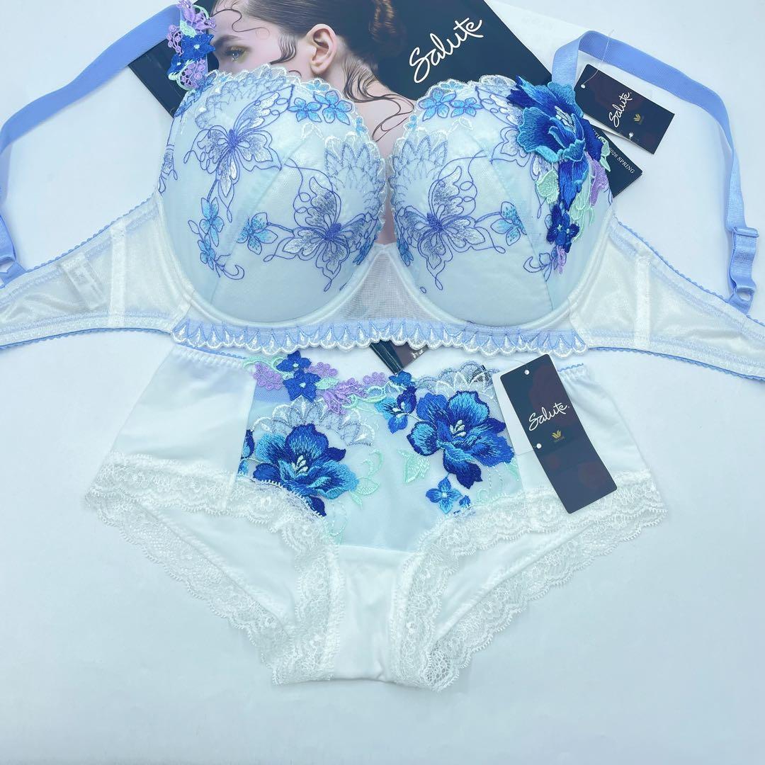 ワコール サルート42G P-up 42G みずがめ座 ブラ&ショーツI65M ワコール サルート42G P-up 42G みずがめ座 ブラ&ショーツI65M - メルカリ