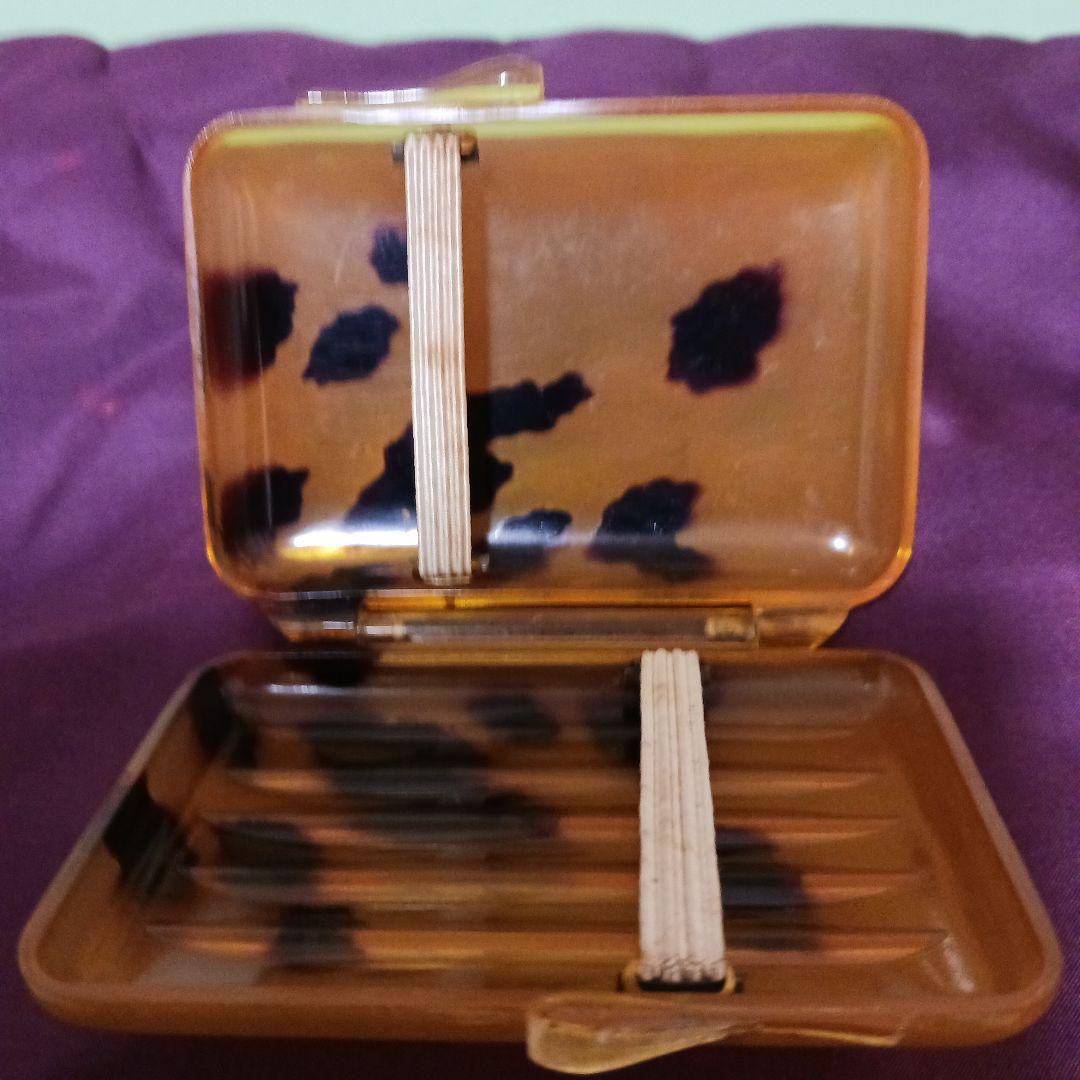 べっ甲 鼈甲 タバコケース シガレットケース 煙管 パイプ アンティーク