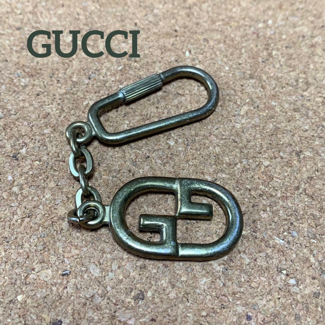 GUCCI オールドグッチ ヴィンテージ キーホルダー 刻印有り 昭和レトロ