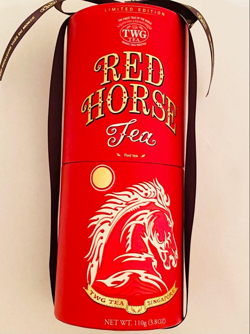TWG レッドホースティー 限定 馬 紅茶 缶 干支 2026年 新品 ルイボス