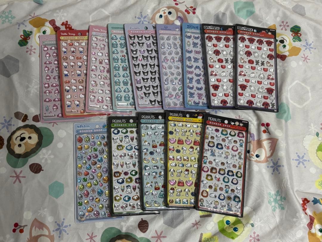 ボンボンドロップシール　mini サンスター文具 6日入荷分 正規品 ボンボンドロップシール mini