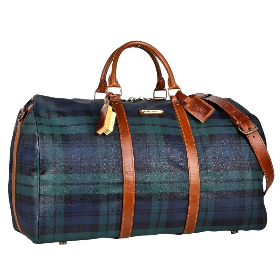 美品 ラルフローレン RALPH LAUREN ブラックウォッチ ボストンバッグ